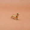 Brass Dachshund Figurine – Mini Tabletop Dog Statue