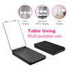 3-Way LED Makeup and Haircut Mirror with 360° Rotation and Door Hook