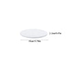 A round white corrugated cake board with a diameter of 35cm or 13.78in.