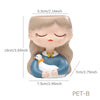 Resin Cartoon Girl Flower Planter