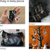 Glow-in-the-Dark Gothic Eyeball Keychain