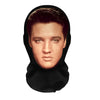 A realistic 3D printed horror balaclava mask worn by a male model.