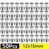 50 pieces of strong neodymium magnetic pushpins with 12x16mm size