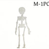 A set of poseable magnetic skull fridge magnets.