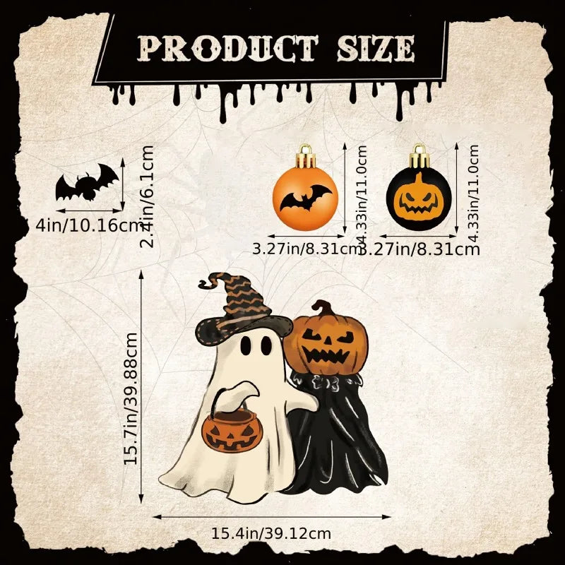 Spooky Halloween Garage Door Magnet Set (23 Pieces)