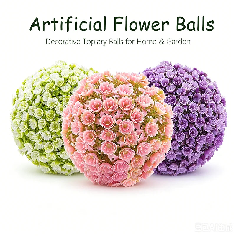 Artificial Eucalyptus Grass Ball Hanging Decor