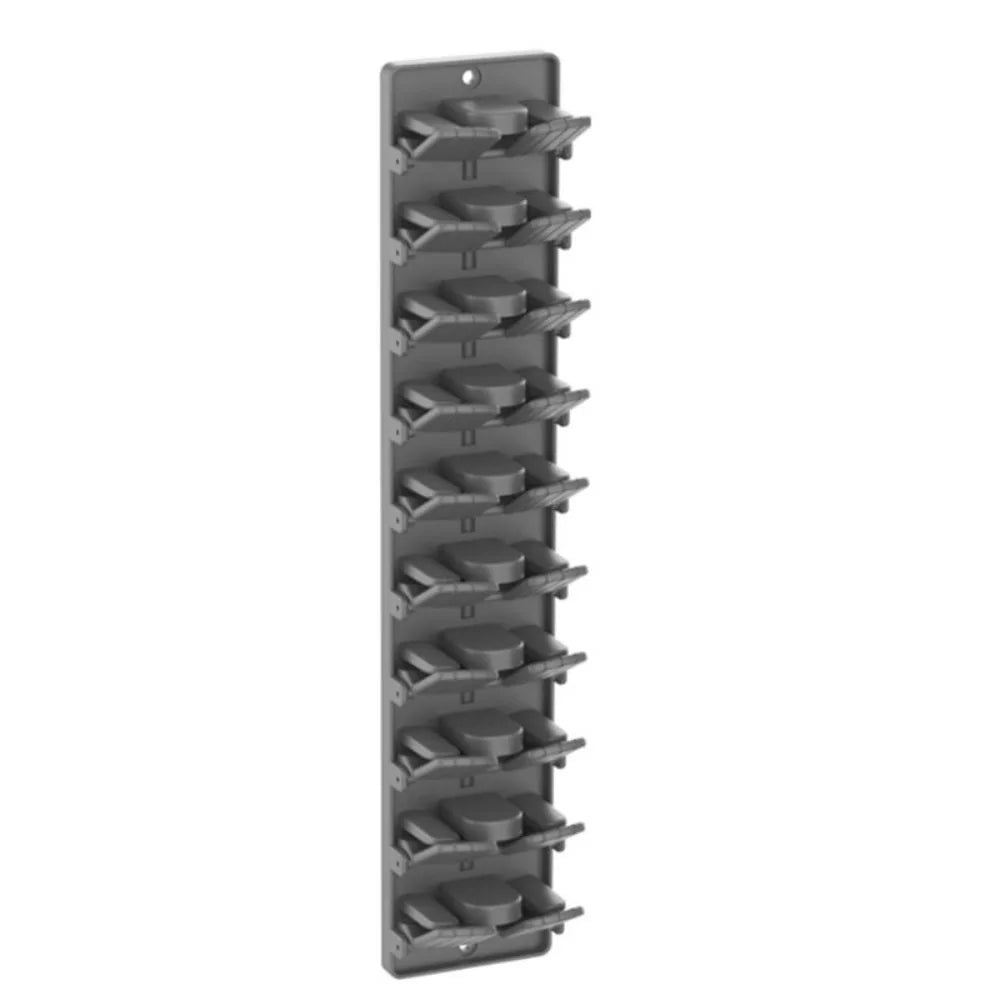 Wall-Mounted Hat Organizer with Spring Clips