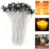 Smokeless Candle Wicks for Soy Wax and Pillar Candles (100-Pack)