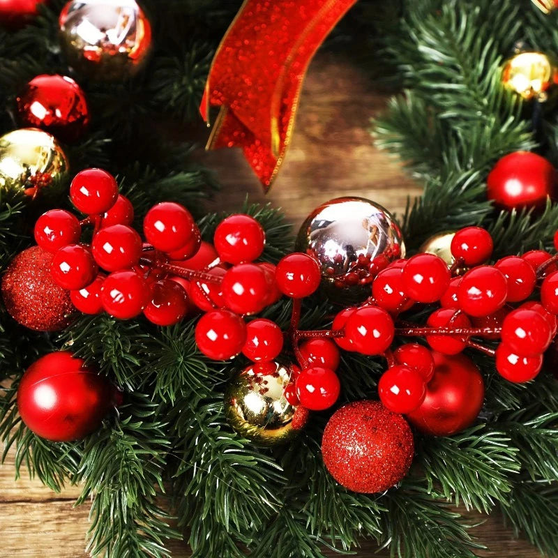 Set of Red Berry Branches for Holiday Wreaths & Centerpieces