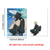 Anime Satoru Gojo LED Lighted Photo Frame with Three Color Modes