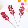 Artificial Red Berry Branches for Christmas Decor