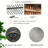 HD view of the front and reverse side of an ancient Egyptian all-seeing eye metal wall art decoration