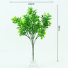 Artificial Fern Grass Bouquet – 7-Branch Green Plastic Plant