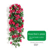 Silk Rose Hanging Vine - Faux Flower Garland for Home Décor