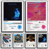 A collection of album covers and posters for the artist Dave, including Psychodrama and Six Paths.