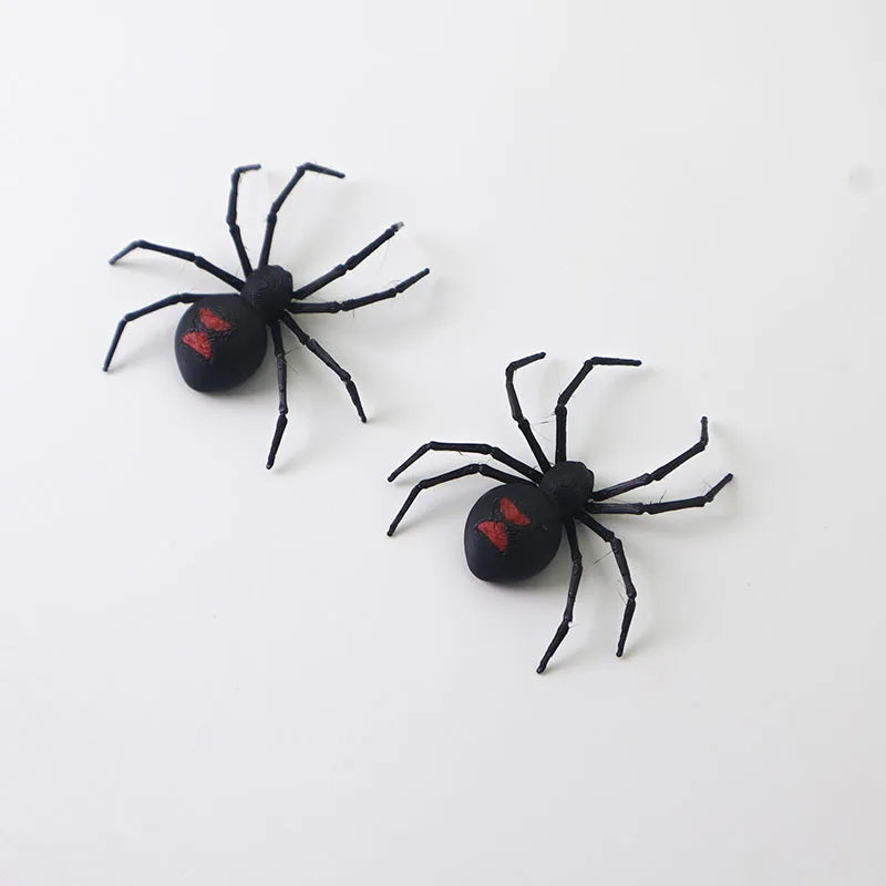 Magnetic Black Widow Spider Fridge Magnet – Halloween Decorative Sticker