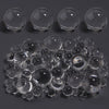 Crystal-Look Acrylic Round Beads for Crafts and Decor