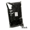 Black Lafite crinkle paper shreds for gift boxes and party decor