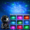 A black astronaut figure is shown next to seven color nebula combinations displayed in square panels.