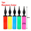 A set of 12 random color balloon arch kit components with stands for weddings and parties