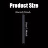 Diagram showing the size of a product, with dimensions listed as 0.6cm or 0.24inch and 19cm or 7.48inch.