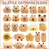 Adorable Plush Keychain Set – 24 Cute Backpack Charms for Kids and Party Favors