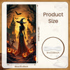 Large Halloween Witch Door Banner with Classic Spooky Design