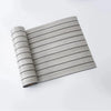A roll of 3D wood grain self-adhesive wallpaper showing horizontal lines on a white background.