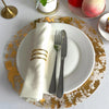 Gold Foil Disposable Placemats for Parties & Events