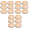 A set of ten waterproof floating LED candles with a warm white glow.