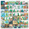 A collection of dinosaur and joguman themed decals stickers in various colors and styles.