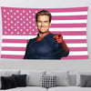 Homelander Patriotic Flag Tapestry – Superhero Wall Art