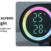 LED Digital Alarm Clock with 7-Color Display