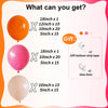 A kit containing various sized balloons and accessories like balloon strip tape and glue dots for party decor.
