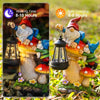 Solar-Powered Gnome Statue Light for Garden & Patio