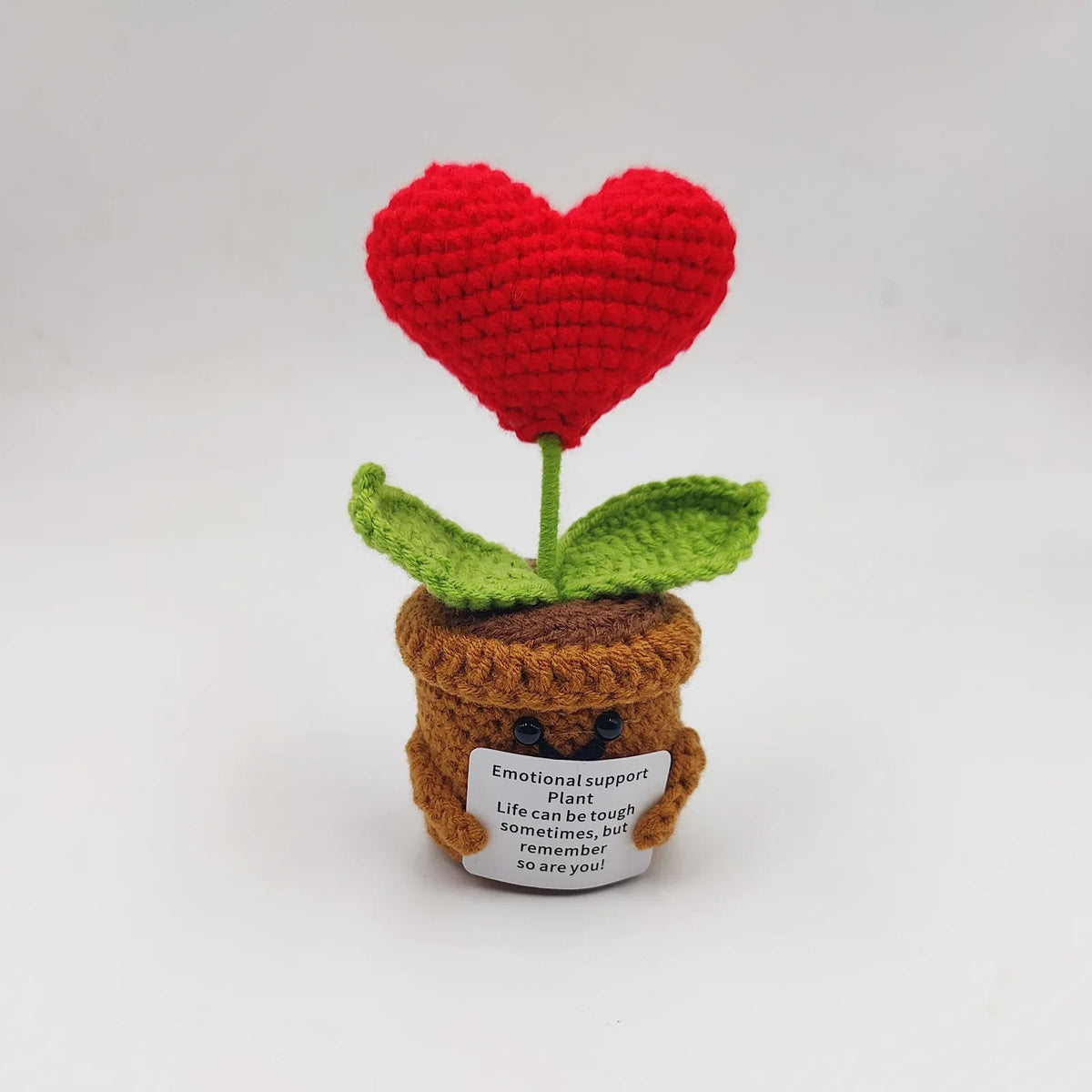 Handmade Crochet Sunflower in Pot – Decorative Knitted Artificial Plant