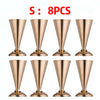 Gold Trumpet Vase Metal Flower Holder for Weddings & Home Decor