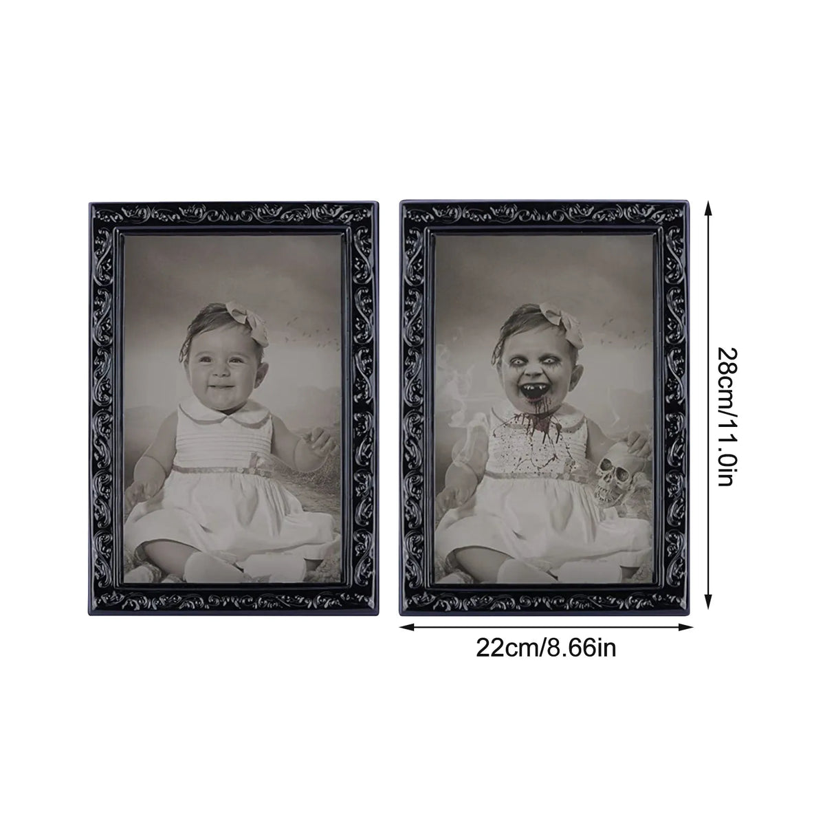 3D Changing Face Ghost Portrait Halloween Decoration