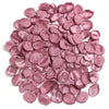 Pila de pétalos artificiales de seda color rosa empolvado para decoración del hogar y bodas.