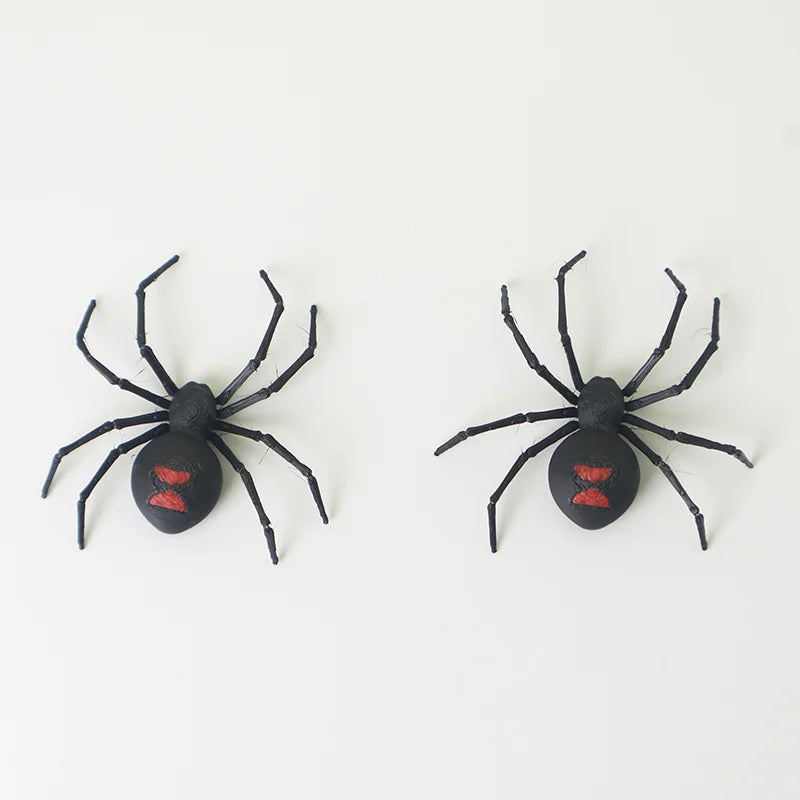 Magnetic Black Widow Spider Fridge Magnet – Halloween Decorative Sticker