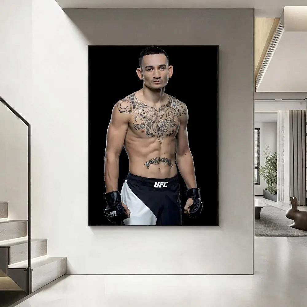 Aesthetic MMA Fighter Wall Art Poster – Waterproof & Easy to Stick