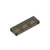 A rectangular building brick with a smooth finish and visible holes for tile installation.