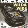 Cover of DSPORT Import Performance + Tech Magazine featuring a black car and text for Wild & Wide Does it All Supra