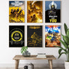 Helldivers II HD Canvas Art Print – Game-Inspired Wall Decor