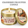 Orange Loaf Scented Candle Set in Gold Tins (4-Pack)