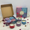 Scented Soy Wax Candle Gift Set with Travel Tins
