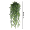 Artificial hanging morning glory silk vines with small green leaves for indoor and outdoor decor