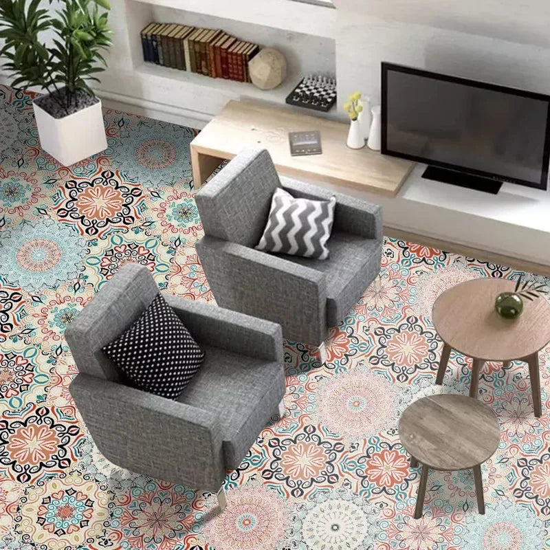 Hexagon Peel-and-Stick Wall & Floor Tiles