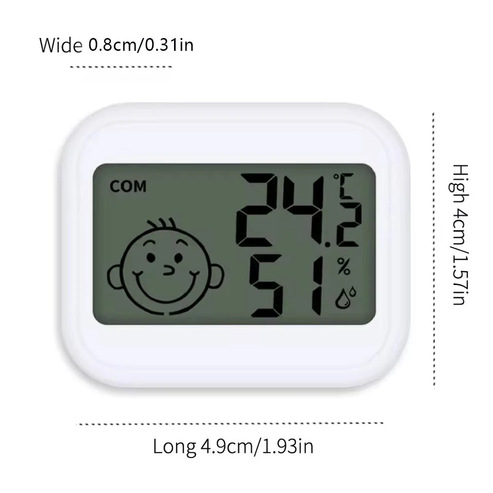 A white LED digital thermometer displays a temperature of 24.2 degrees Celsius.