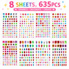 Self-Adhesive Rhinestone Gem Stickers – Multicolor Crystal Craft & Beauty Decor